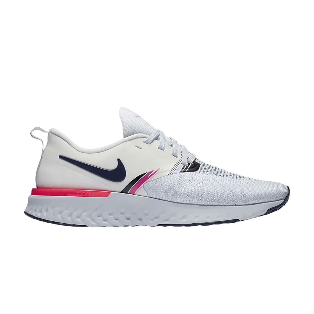 Buy Wmns Odyssey React Flyknit 2 Premium White Hyper Pink AV2608 146 GOAT