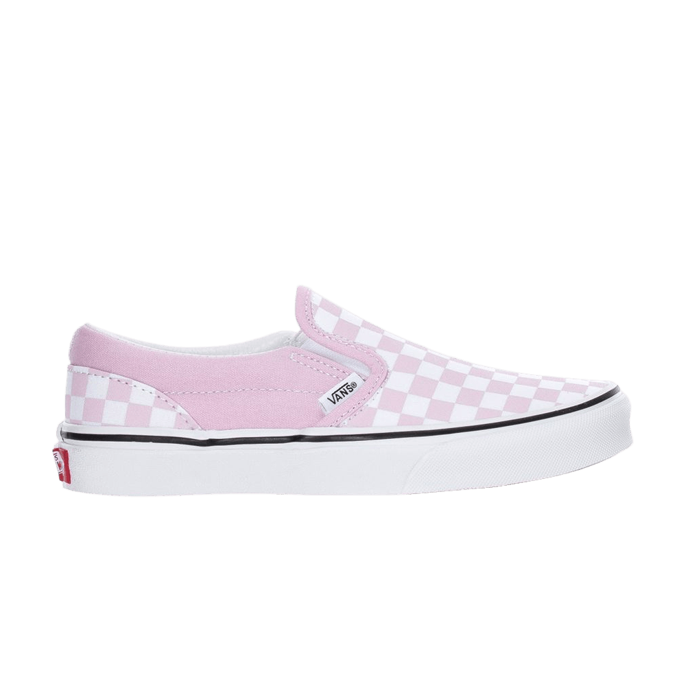 Classic Slip-On Kids 'Lilac Checkerboard' - Vans - VN0A4BUTUY4 | GOAT