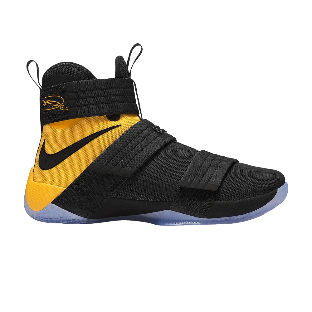 lebron soldier 10 black and gold