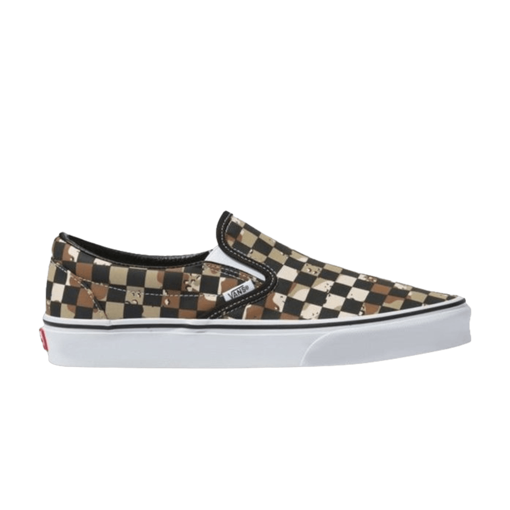 Vans Classic Slip-On Camo Desert Checkerboard