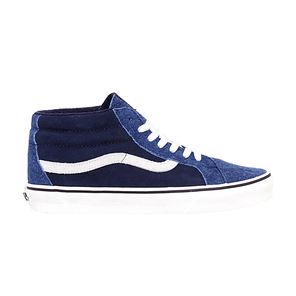 Vans Sk8-Mid Reissue Hairy Suede Mix - Dress Blues