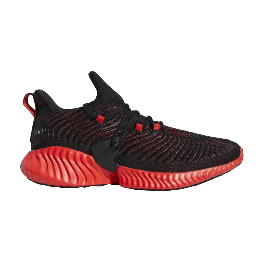 Adidas alphabounce instinct black red on sale