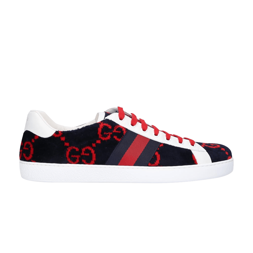 Gucci Ace GG Low 'Blue Red'