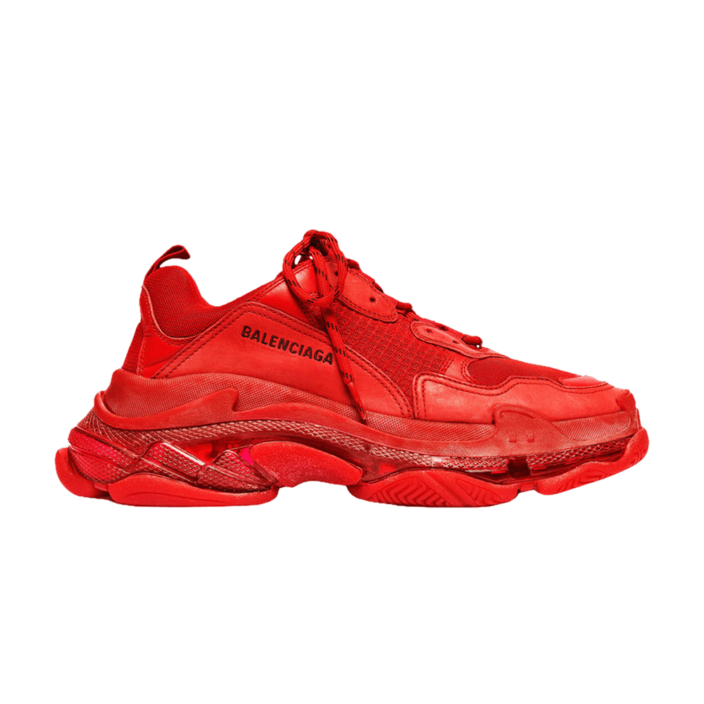 Balenciaga Triple S Clear Sole Sneaker 'Red' 2019