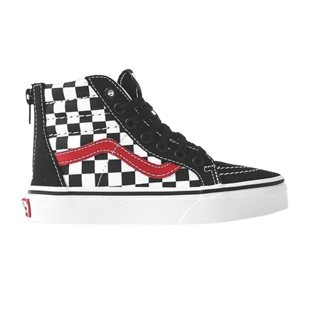 Buy Vans Sk8-Hi Zip Kids 'Checkerboard' - VN0A3276U3Z | GOAT