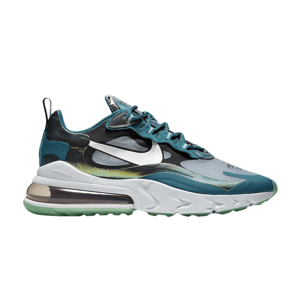 air max 270 react black sea green