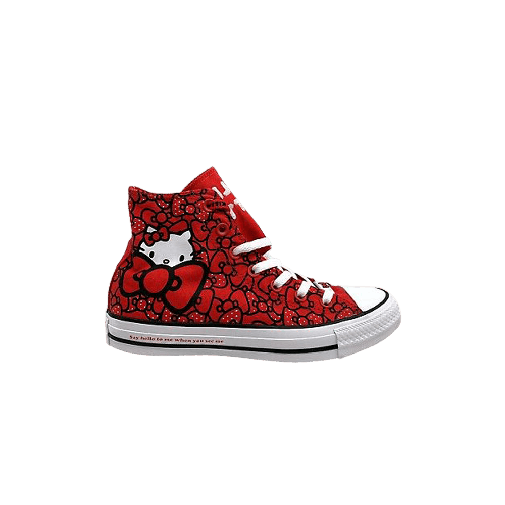 Buy Hello Kitty x Converse Chuck Taylor All Star Hi TD 'Fiery Red
