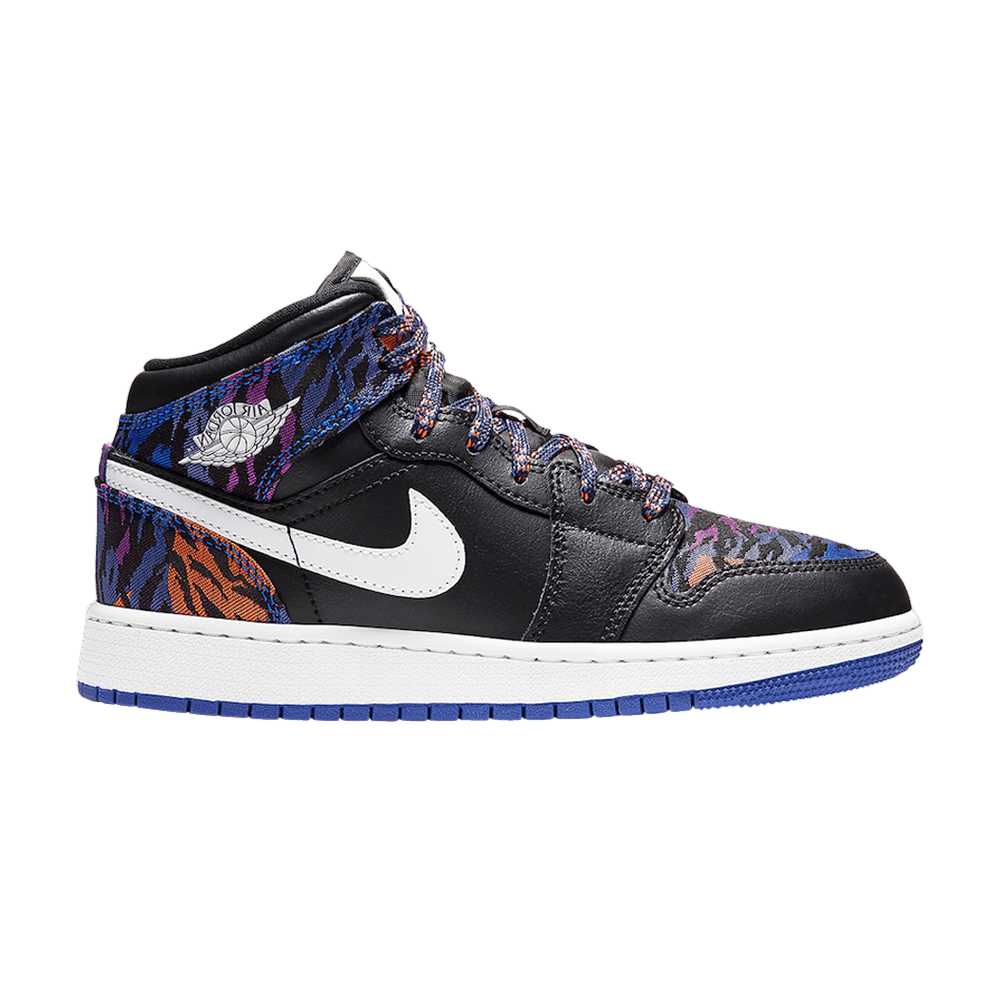 Buy Air Jordan 1 Mid SE GS Tiger Stripe AV5174 005 GOAT