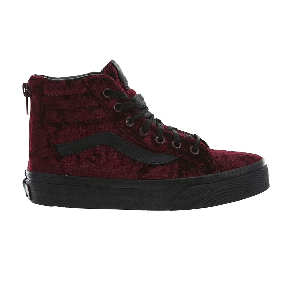 Vans Sk8-Hi Zip Kids Velvet Red