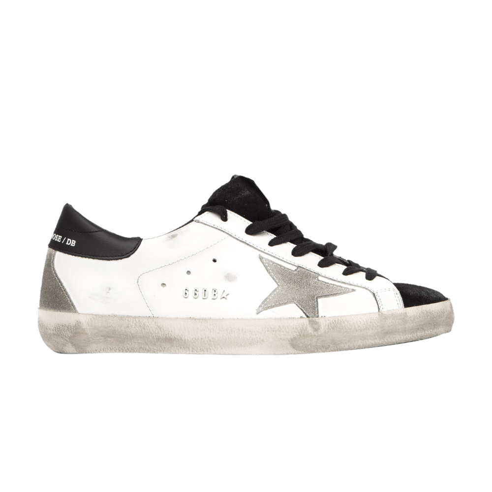 Buy Golden Goose Superstar White Black G35MS590 1Q56 GOAT