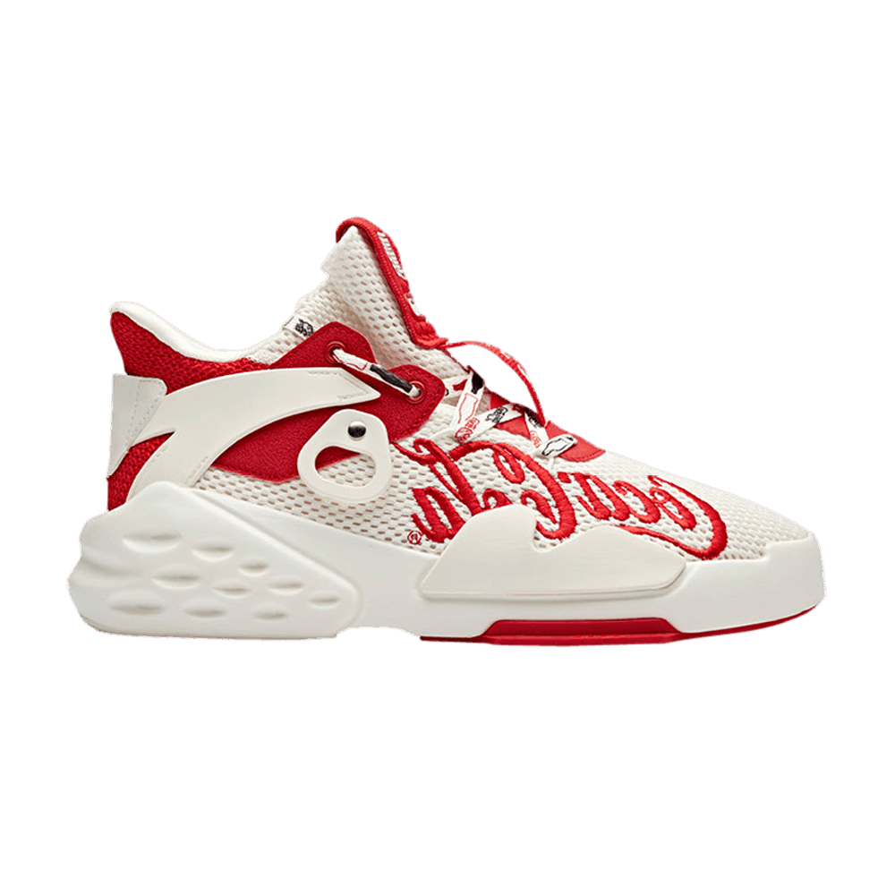 Anta Coca-Cola X Sock Sneaker White Red