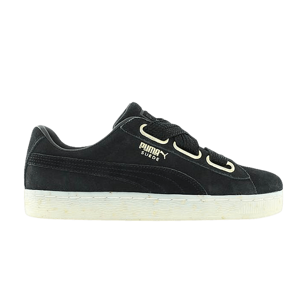 Buy Wmns Suede Heart Celebrate Black 365561 01 GOAT UK