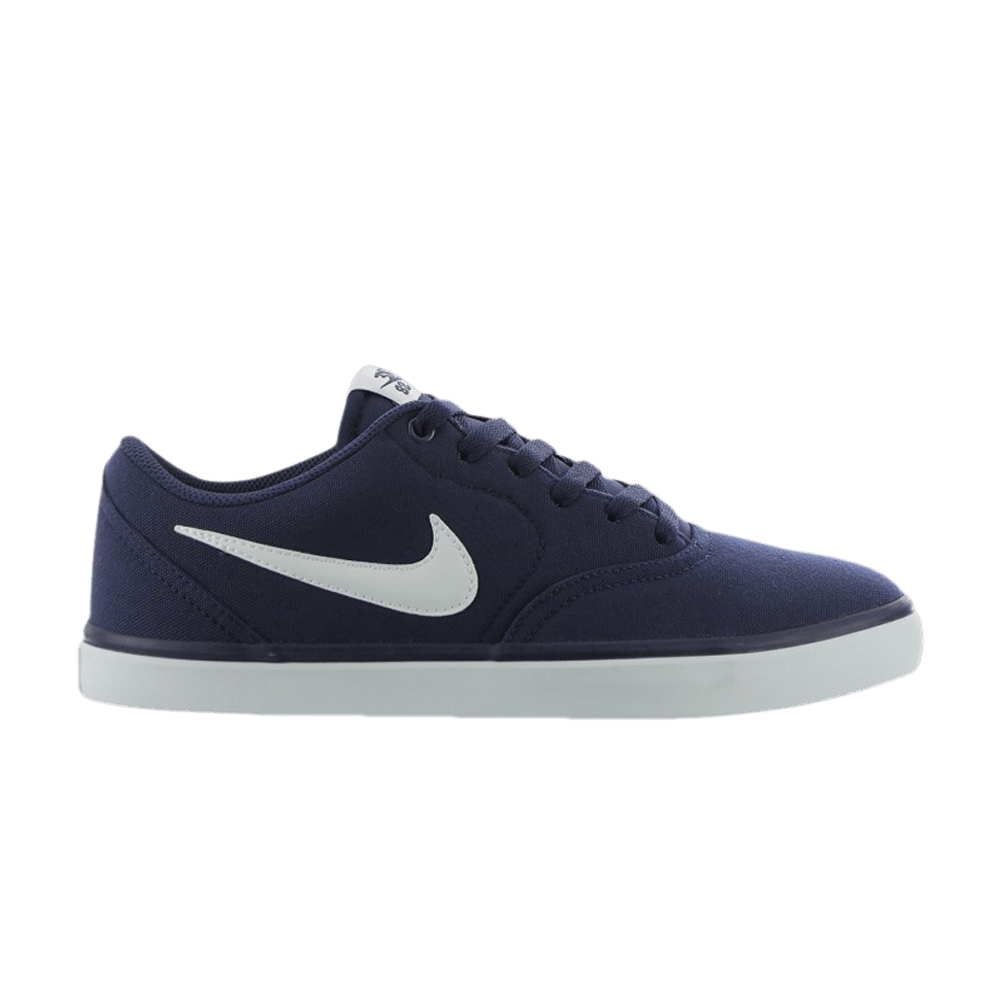 Nike sb check solar canvas navy blue hotsell