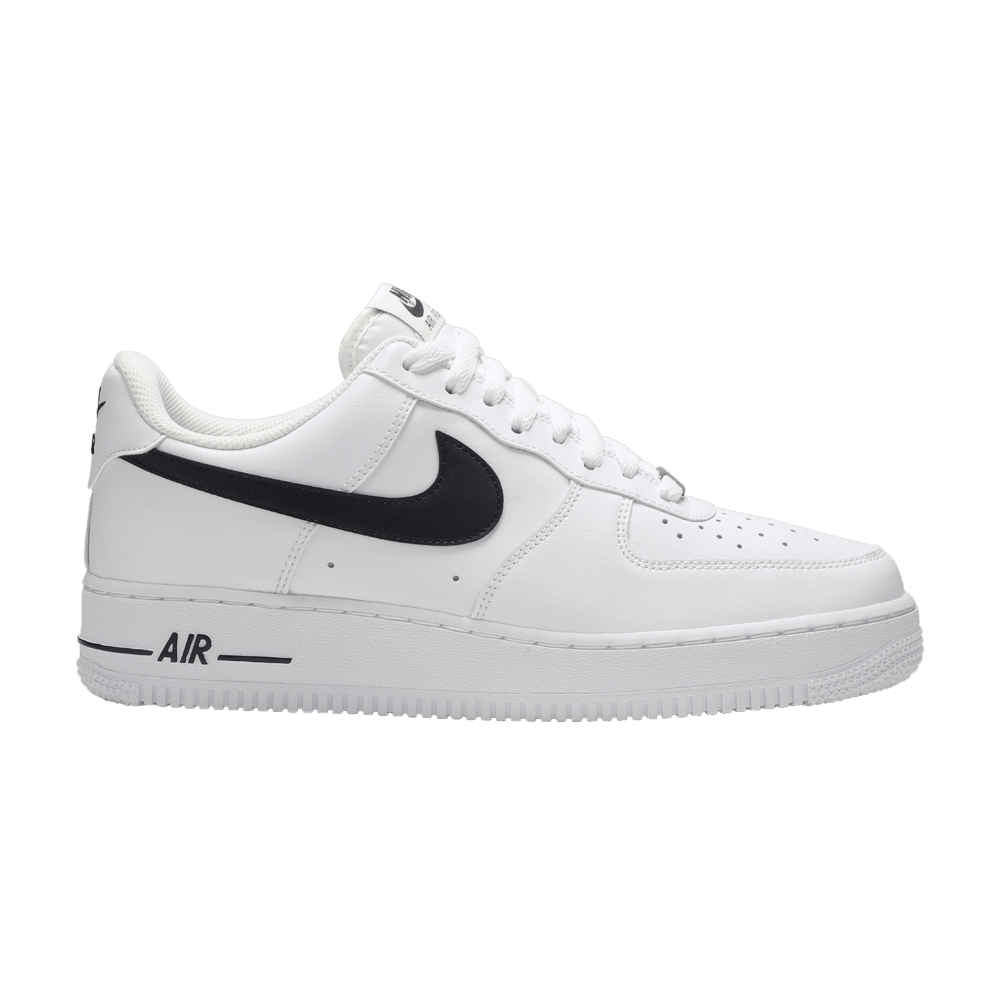 air force 1 white and black low
