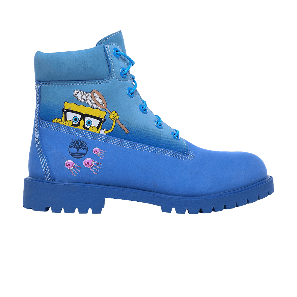 Blue hot sale spongebob timberlands