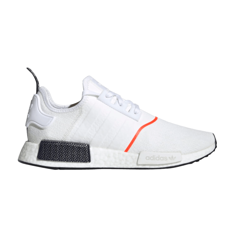 adidas white and red nmd