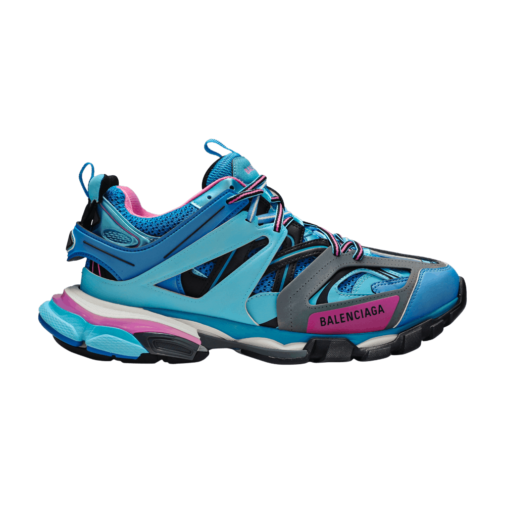 balenciaga track sneakers blue pink