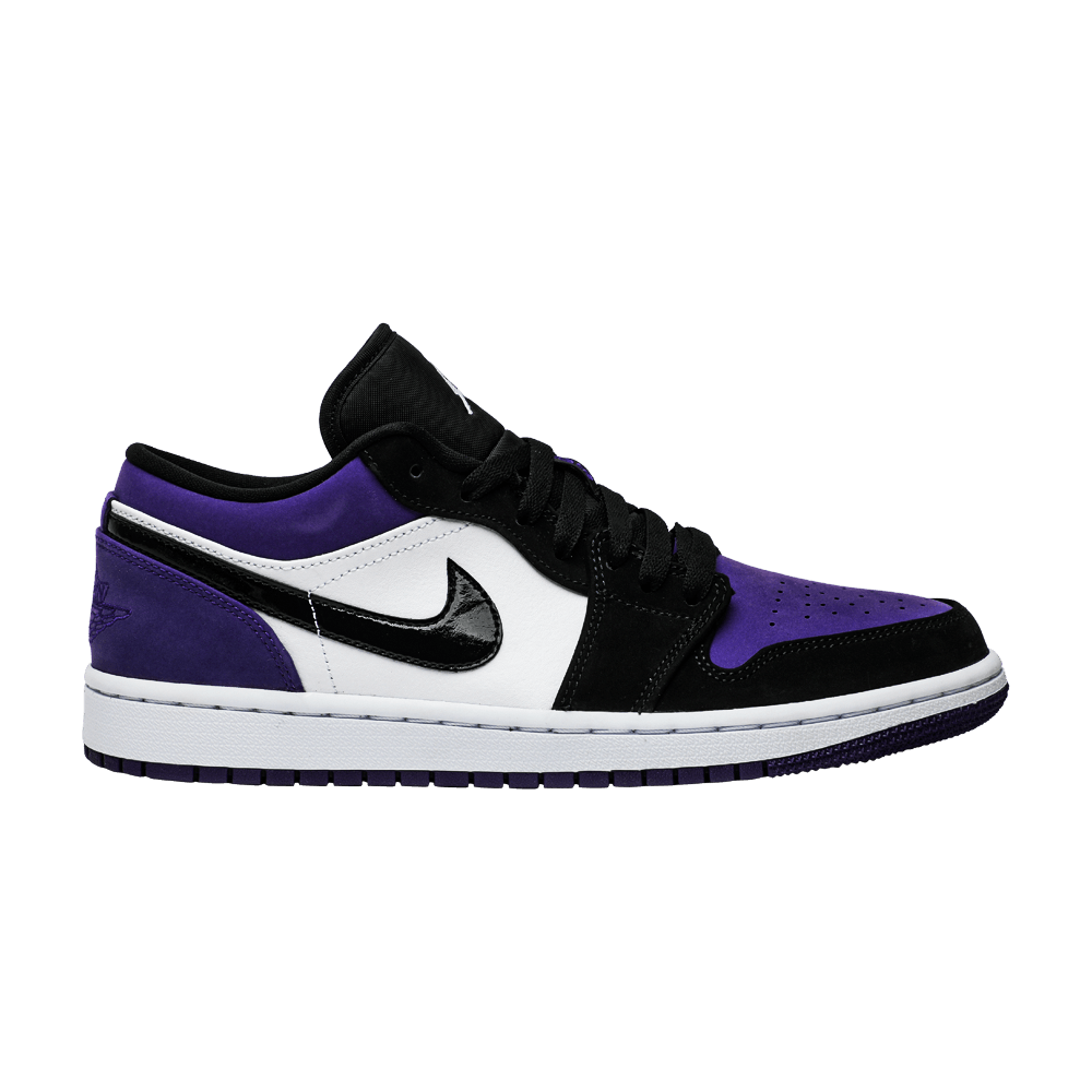 air jordan 1 low purple and black