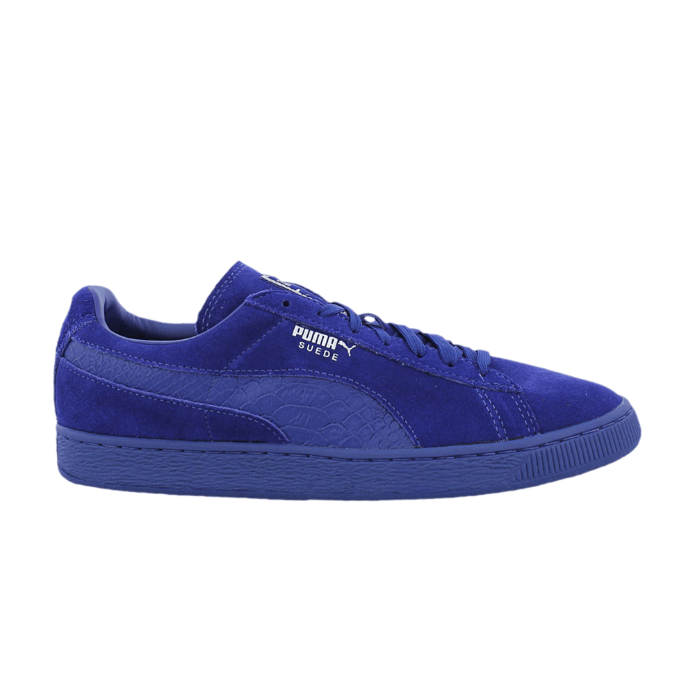 Size 7.5 Suede Mono Blue