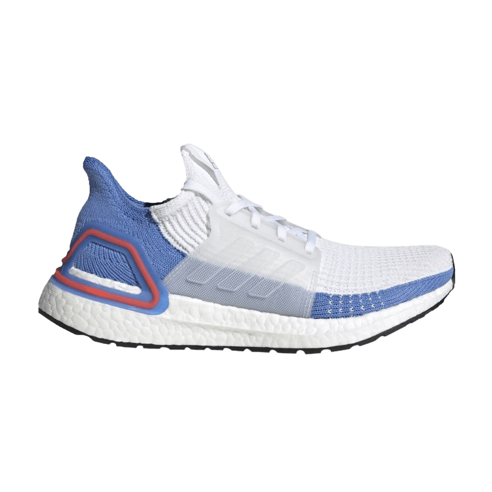 adidas gazelle silver green womens Women's Adidas Ultraboost 19, Glow Blue/Hi-Res Coral/Active Maroon, 10 main image 1