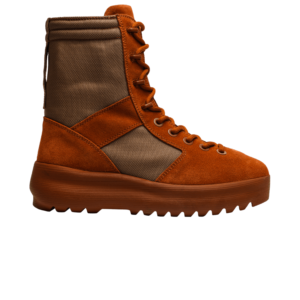 yeezy orange boots