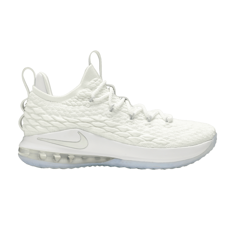 lebron 15 low top all white