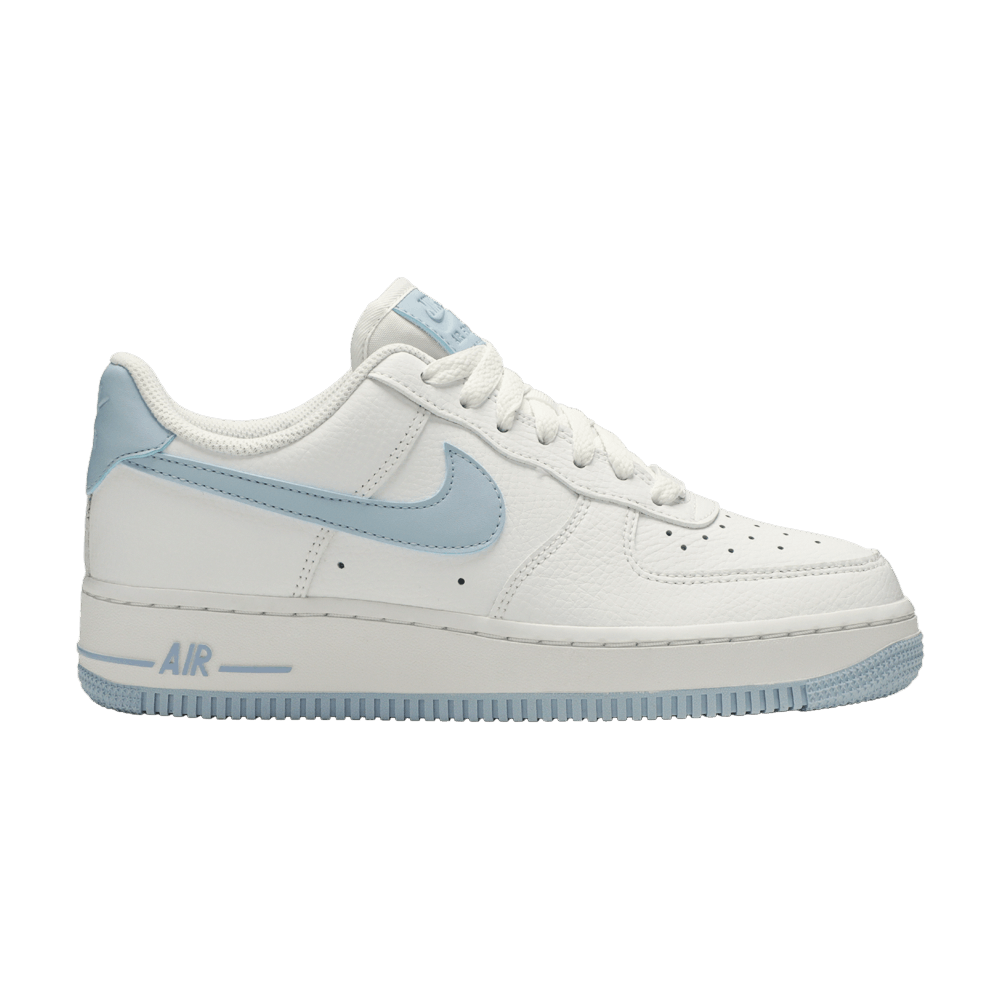 air forces with blue nike sign
