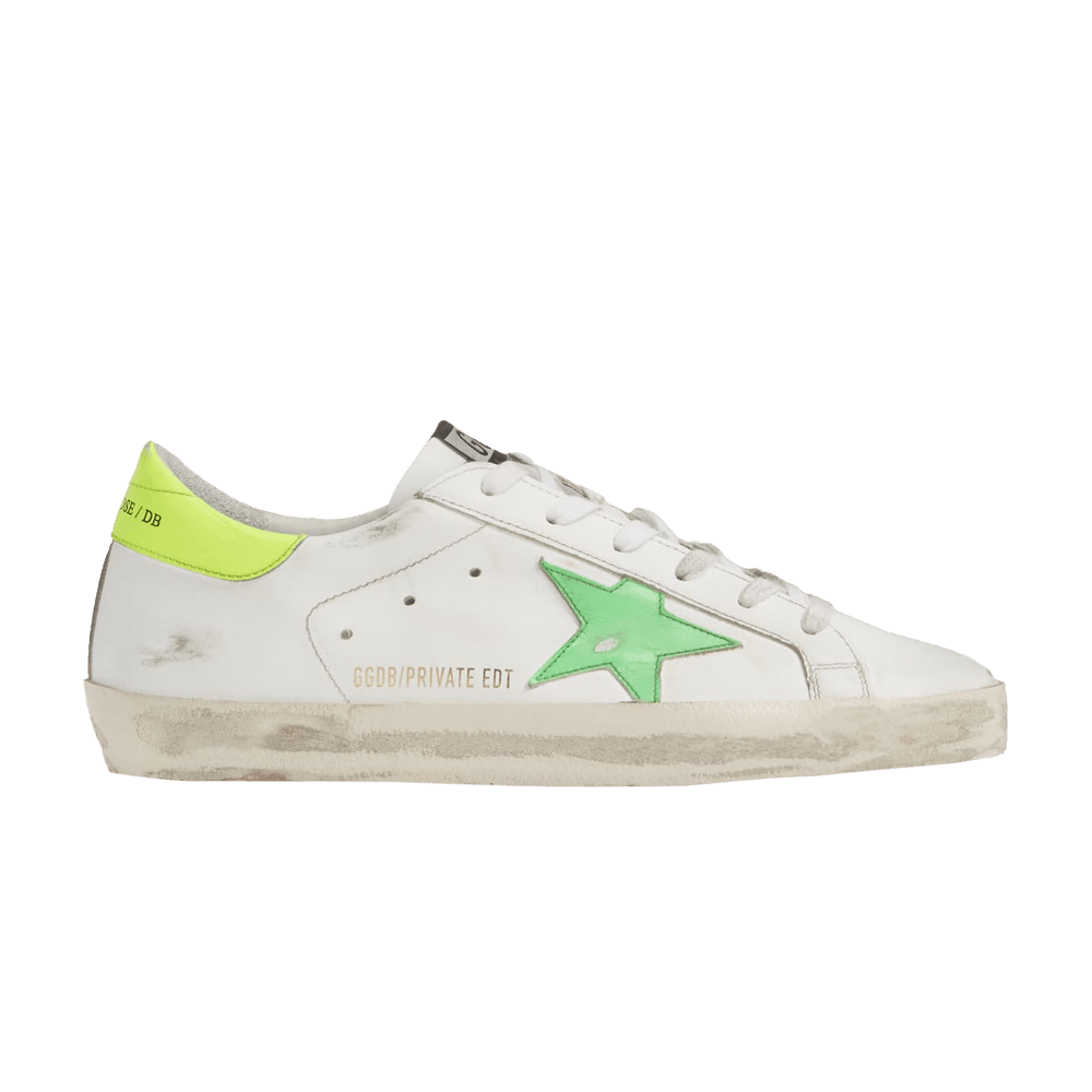 Buy Golden Goose Superstar Low 'White Green Yellow Buy Golden Goose Superstar Low 'White Green Yellow