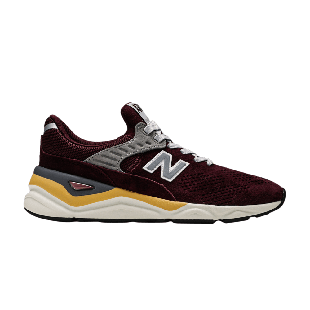 new balance x90 burgundy