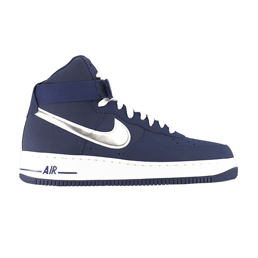 Navy blue air discount force 1 high