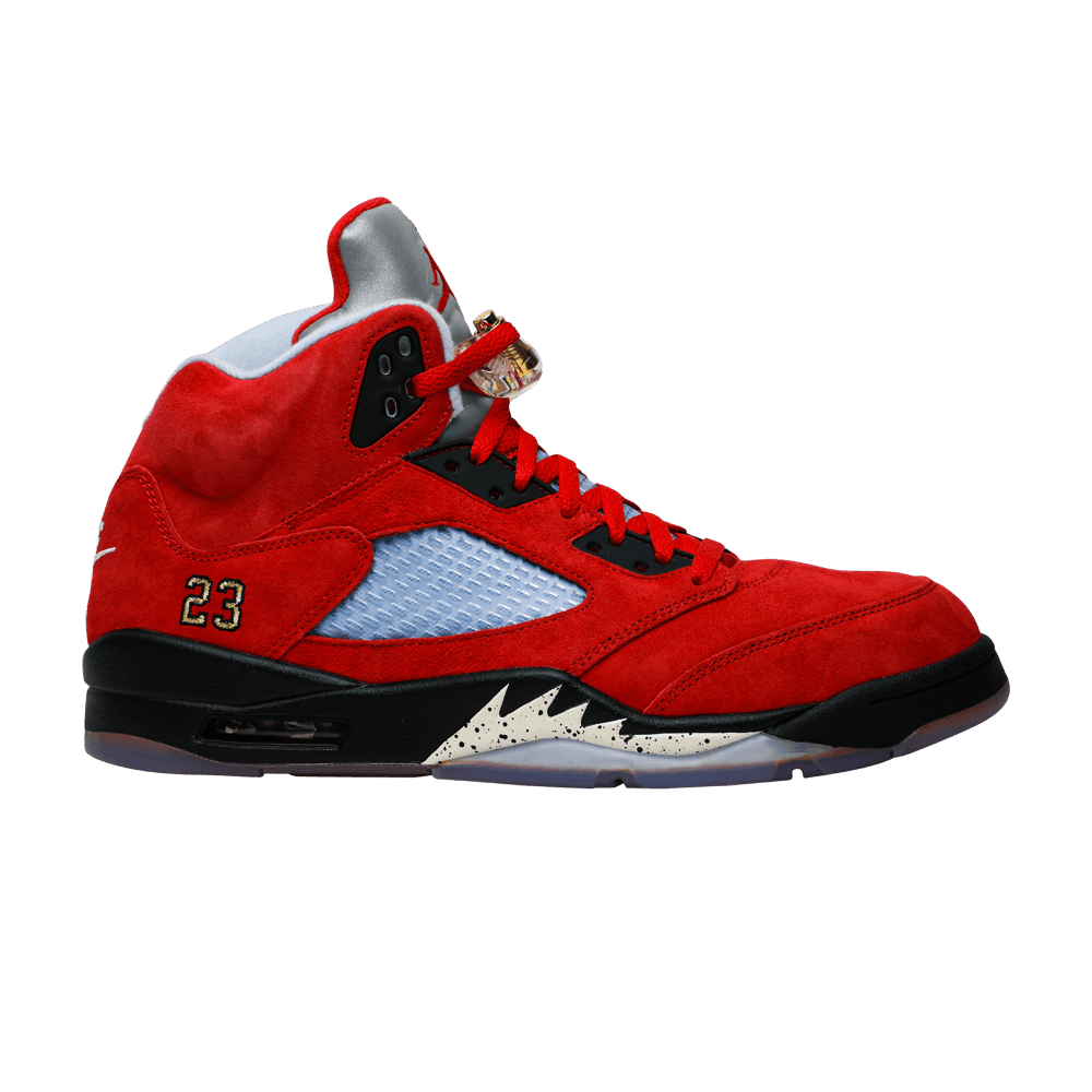 jordan 5 retro trophy room university red