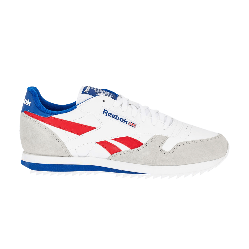 Buy Leather Ripple Low BP 'White Royal Red' - AR2645 - Multi-Color GOAT