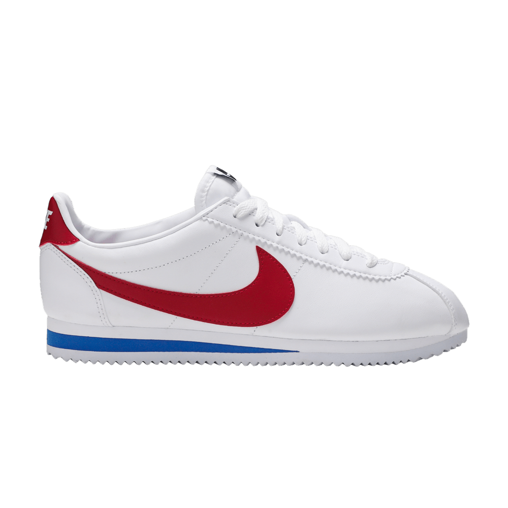 Wmns Classic Cortez Leather 'White Red' - Nike - 807471 103 | GOAT
