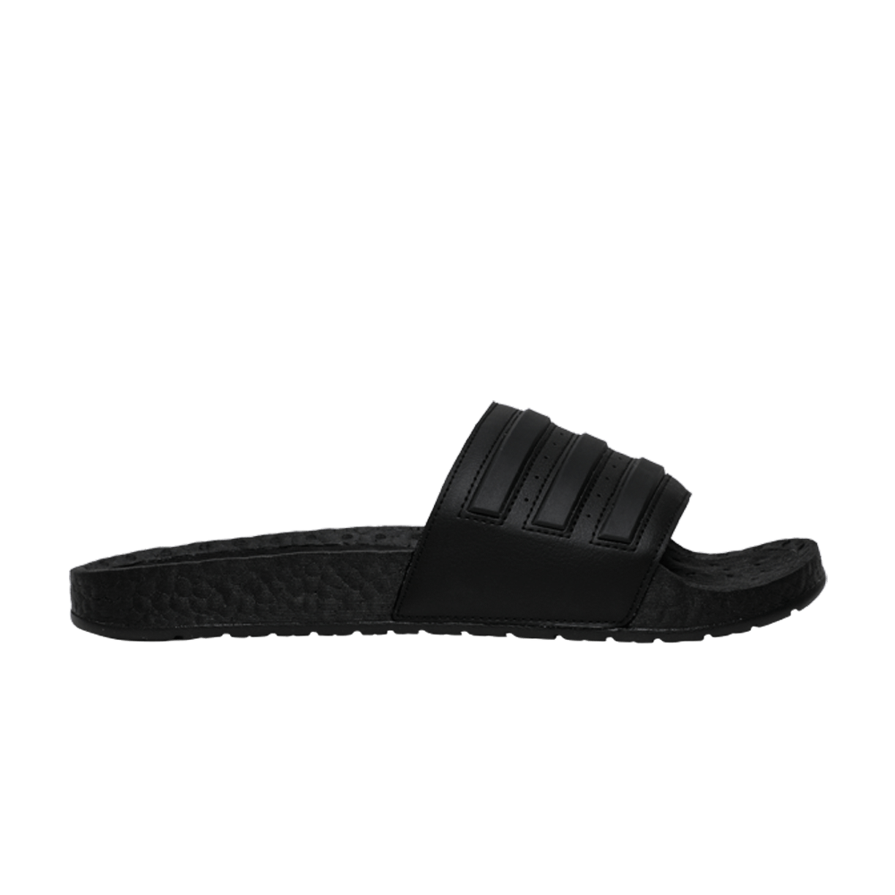 Adidas boost slide black clearance