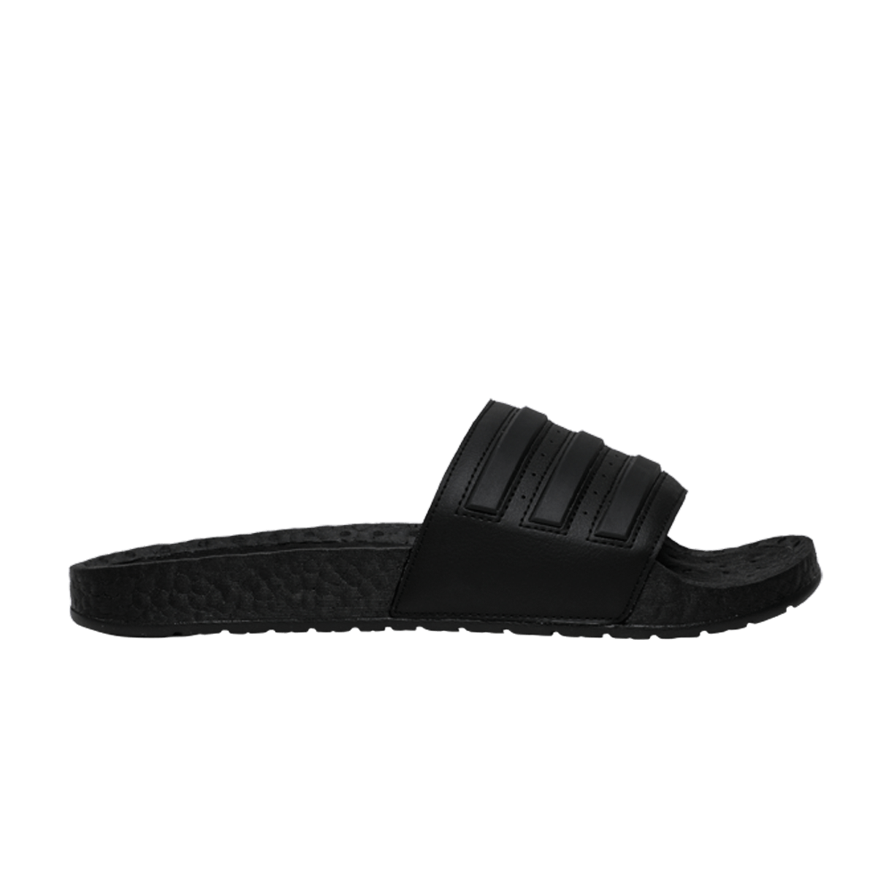 adilette boost slides triple black