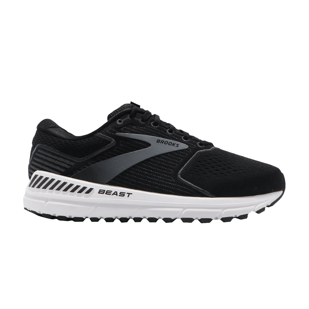 Beast 20 Extra Wide 'Black Grey White' - Brooks - 1103274E051 | GOAT