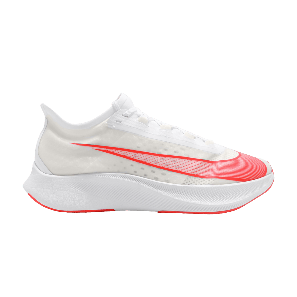 Nike zoom fly 3 white/metallic summit white/laser crimson cheap