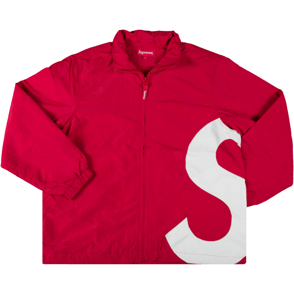Supreme S Logo Track Jacket 'Red'