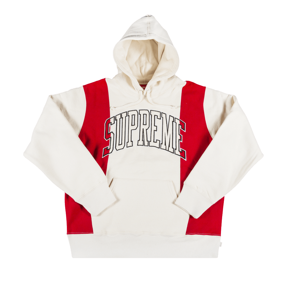 Supreme paneled arc hooded sweatshirt black Clearance