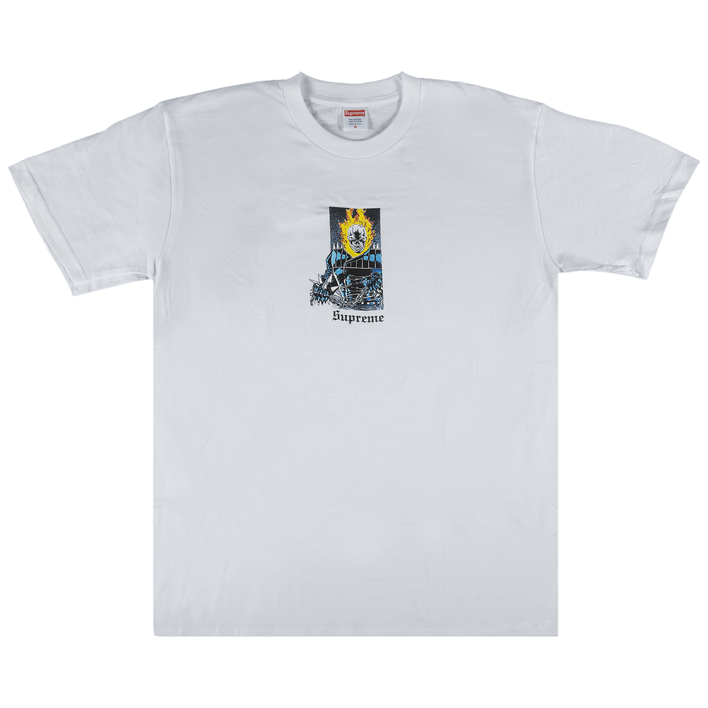 Supreme Ghost Rider T-Shirt 'White' | GOAT