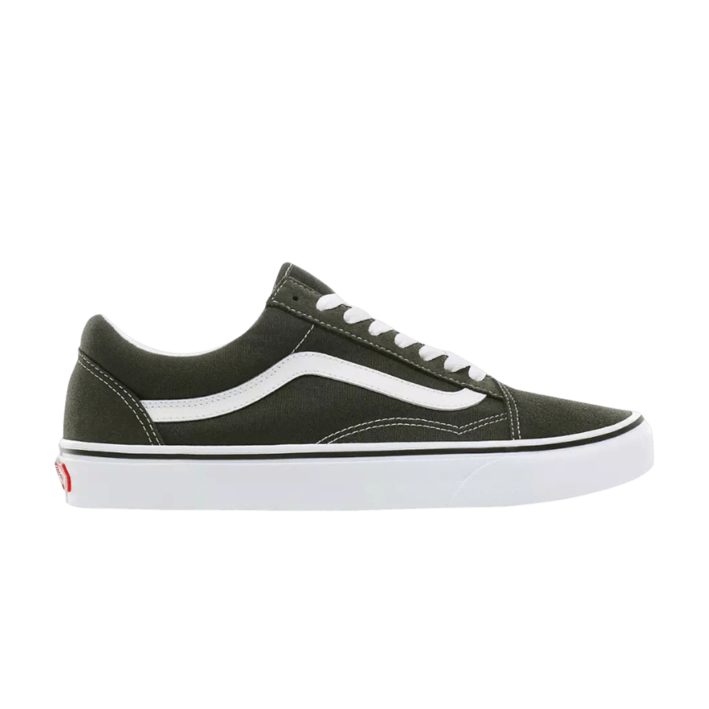 forest green vans authentic
