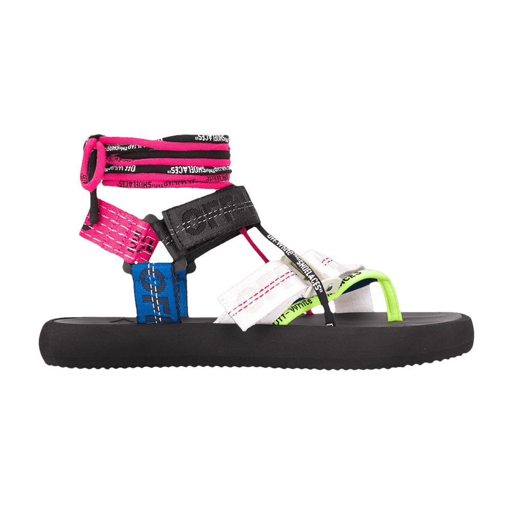 off white multi strap sandals