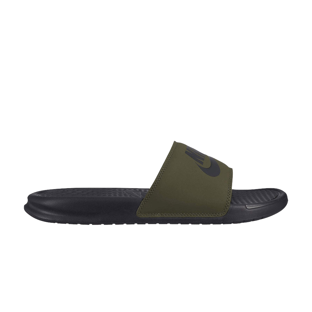 Buy Benassi JDI Slide Black Cargo Khaki 343880 302 GOAT CA