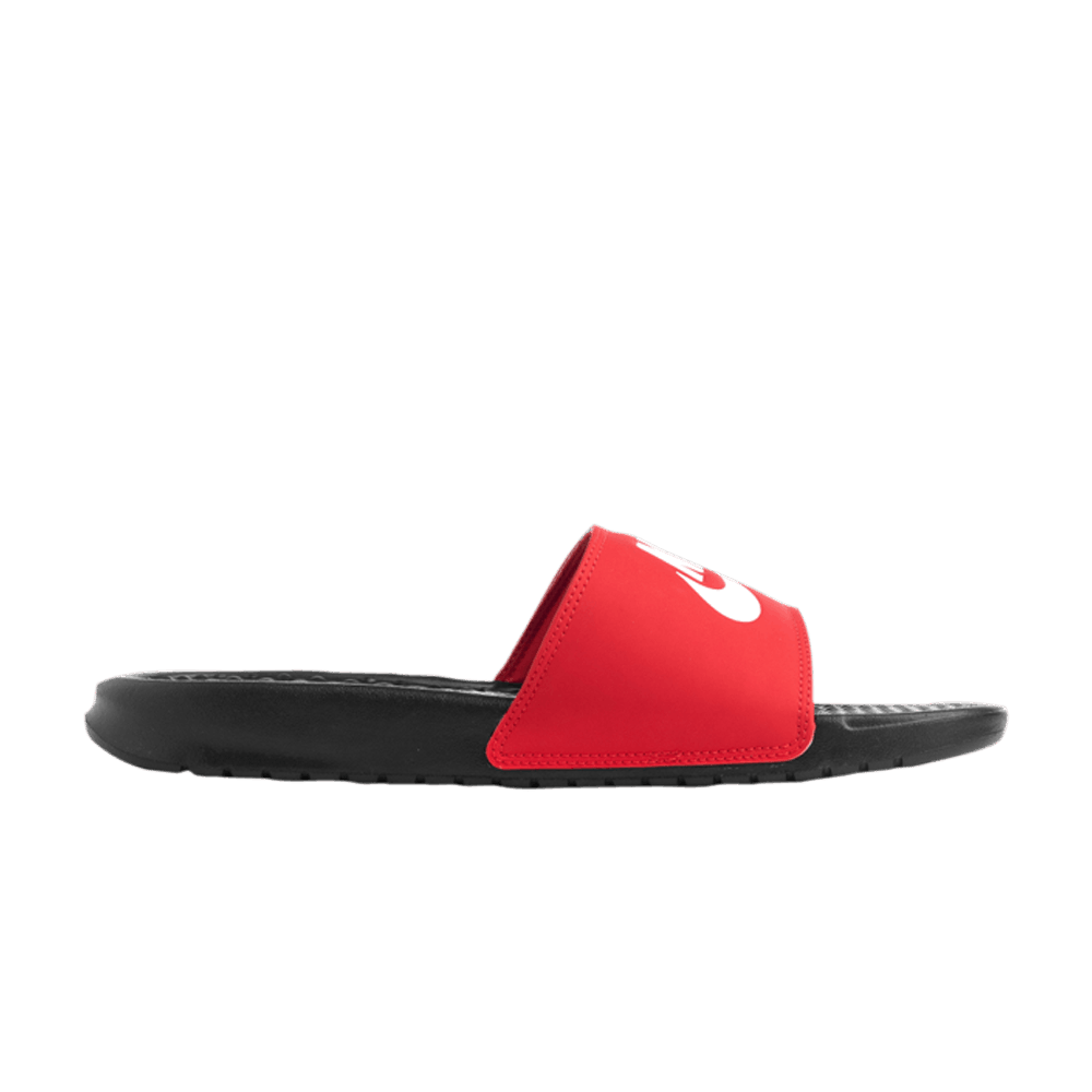 Nike benassi sales jdi black red