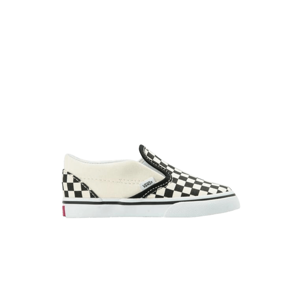 vans toddler checkerboard classic slip on shoes