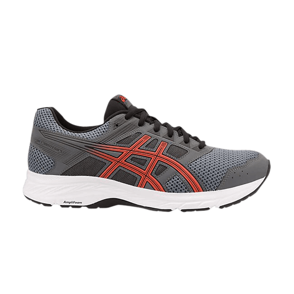 Asics Gel Contend 5 Steel Grey Red Snapper