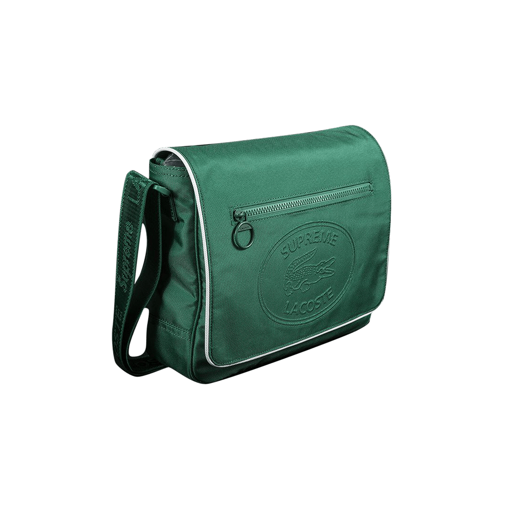 Supreme x Lacoste Small Messenger Bag 'Green' | GOAT