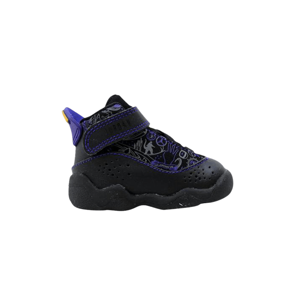 black and purple jordans 6 rings