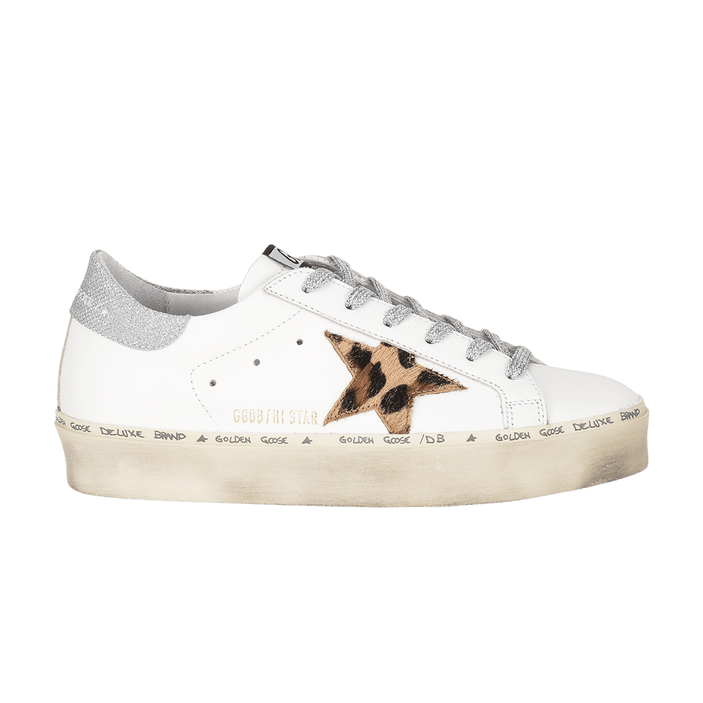 Buy Golden Goose Wmns Hi Star 'White Leopard' - G36WS945 M7 | GOAT