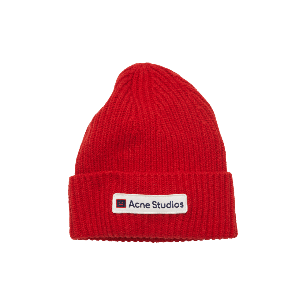 Acne Studios Logo Patch Wool Beanie 